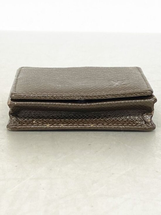 Louis Vuitton Coin Case Taiga Portomonevo Watt Grizzly - Picture 2 of 10